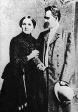 Friedrich Nietzsche's Portrait With His Mother.