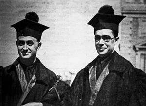 Enrico Fermi and Emilio Segre.