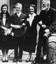 Charlie Chaplin, Amy Johnson, Lady Astor And George Bernard Shaw.