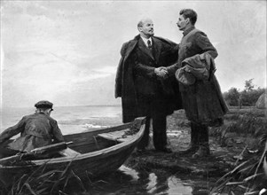 Vladimir Lenin And Iosif Stalin.
