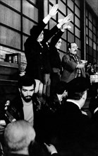 Process Marino, The Defendants Fascist Salute.
