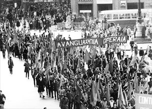 Manifestation Of Avanguardia Operaia.