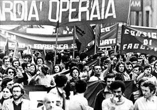 Manifestation Of Avanguardia Operaia.
