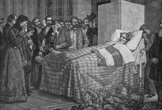 Death Of Giuseppe Mazzini.