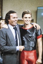Miguel Bose With Julio Iglesias.