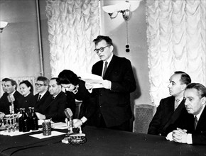 Dmitri Shostakovich In Press Conference.