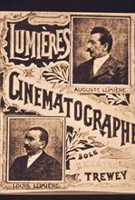 Poster, Auguste Marie Louis Nicholas Lumiere and Louis Jean Lumiere.