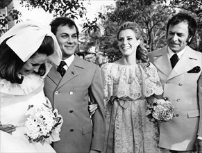 Wedding Between Tony Curtis And Allen.