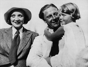Marlene Dietrich, Rudolf Sieber and Maria Riva.
