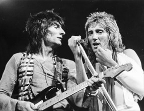 Faces, Ron Wood and Rod Stewart.