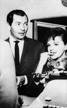 Judy Garland and Mark Herron Waiting For Wedding.