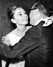 Audrey Hepburn and Jack Benny.