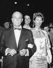 Buster Keaton With Wife Eleanor.