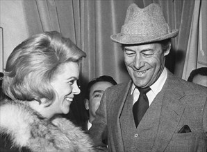 Rex Harrison and Rachel Robert.