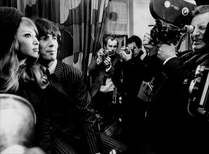 George Harrison and Pattie Boyd.