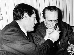 Marcello Mastroianni and Eduardo De Filippo.