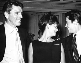 Burt Lancaster, Claudia Cardinale and Alain Delon.