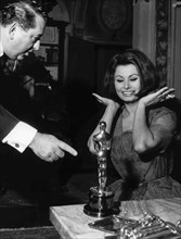 Joseph E. Levine and Sophia Loren.