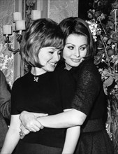 Sophia Loren With Her Sister Maria.