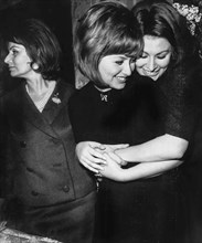 Sophia Loren With Her Sister Maria And Mother Romilda Villani.