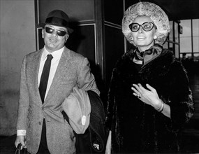 Sophia Loren and Francesco Rosi.
