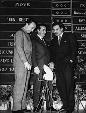 William Galassini, Domenico Modugno and Renato Tagliani.