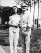 Dino De Laurentiis With Daughter Veronica.