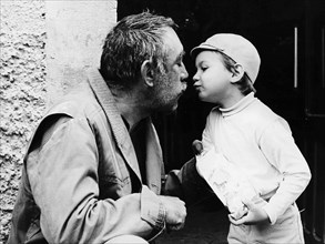 Anthony Quinn With Son Lorenzo.