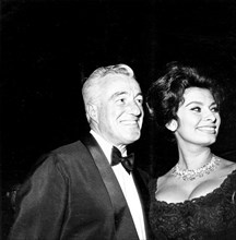 Vittorio De Sica and Sophia Loren.