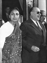 Roberto Rossellini and Sonali Das Gupta.