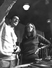 Carlo Lizzani and Margaret Lee.
