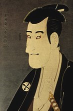Japan Around 1794 Portrait of Tshusai Sharaku Actor of The Kabuki Theatre