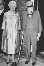 Winston Churchill and His Wife Clementine