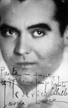 Federico Garcia Lorca. 1898-1936. Portrait. Fuente Vaqueros. Spain