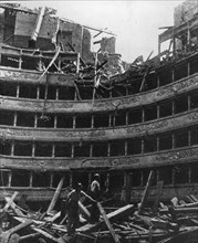 La Scala Theater In Milan After The Bombing.