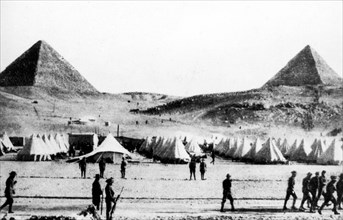 British Soldiers' Tents In Luxor.