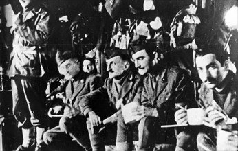 Italian Soldiers In A German Concentration Camp After The 11 September 1943.