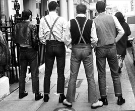 London, mods group, 1975