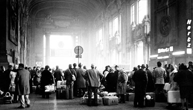 Italy, Milan, central station, 70s