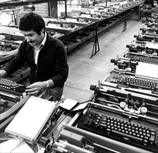 Olivetti factory, italy 70's