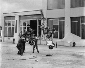 Geneva, 1967, constructor has developed a new flying machine