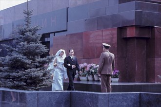 Wedding in kremlin, moscow, russia federation, 70's