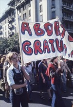Femminist demonstration, 70's