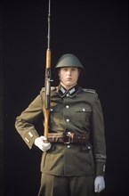 DDR guard soldier,east berlin, 70's