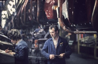 Worker of fiat, turin, 70's