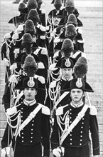 Carabinieri ceremony, 70's