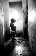 Child in the albergo dei poveri in naples, italy, 70's