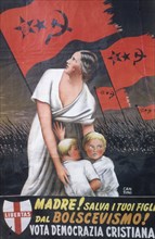 Anticommunist propaganda promoted by the Christian Democracy, 1948