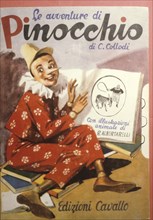 The Adventures of Pinocchio by Carlo Collodi illustrated by rino albertarelli, 1944