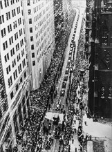 The triumphal procession on Broadway, New York after the flight across the Atlantic by Italo Balbo, 1933